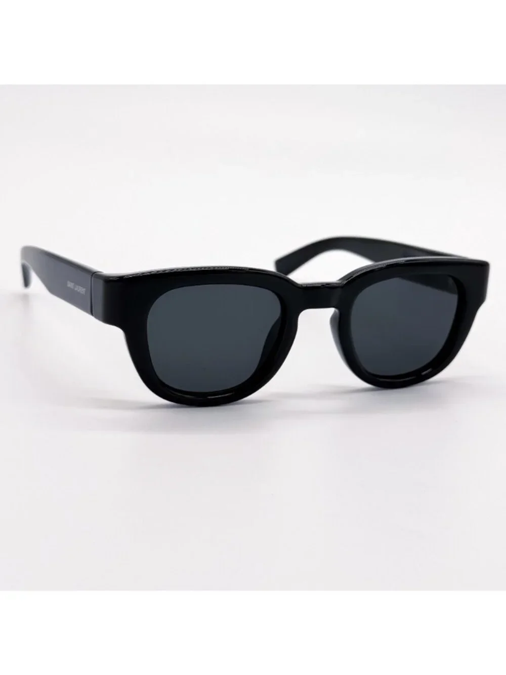 New Saint Laurent Black Round Unisex Sunglasses SL675 001